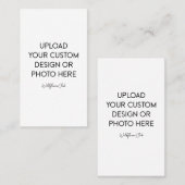 2" x 3.5" Small Card - Portrait 名刺 (正面/裏面)