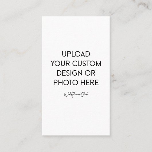 2" x 3.5" Small Card - Portrait 名刺 (正面)