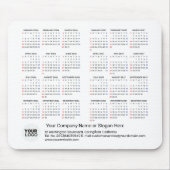 2 Year Calendar 2026 - 2027 Corporate Gift SUNDAY マウスパッド (正面)
