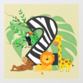 2 years old! Happy Birthday baby! ウィンドウサイン (シート)