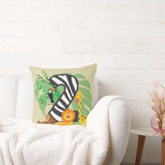 2 years old! Happy Birthday baby! クッション (ソファ)