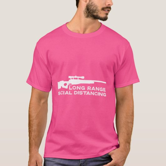 2A第2改正 – 長距離の社会的距離 –  Tシャツ (正面)