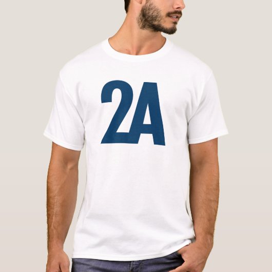 2A -第2修正-青 Tシャツ (正面)