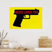 2A - JESUS LOVES YOU Poster ポスター (キッチン)