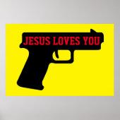 2A - JESUS LOVES YOU Poster ポスター (正面)