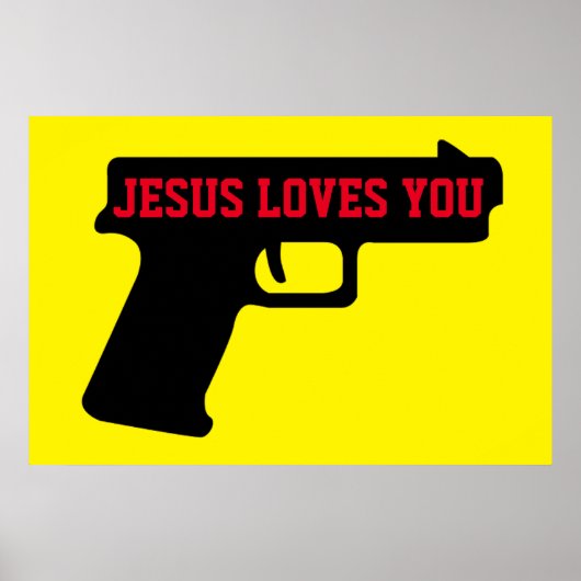2A - JESUS LOVES YOU Poster ポスター (正面)