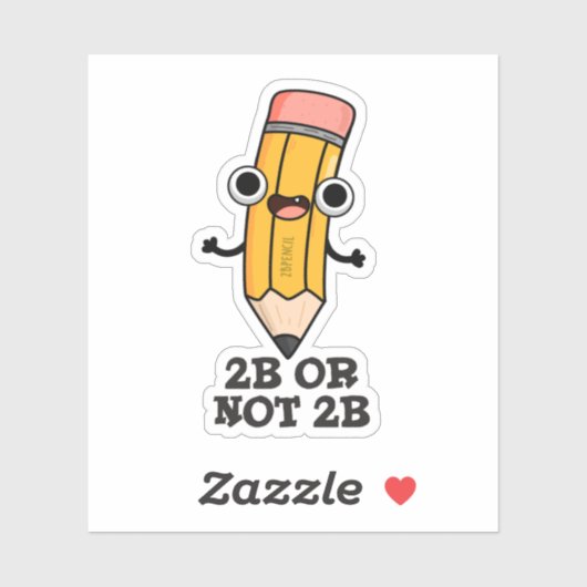 2Bまたは2Bではない2Bシェークスピアおもしろい鉛筆パン シール (シート)