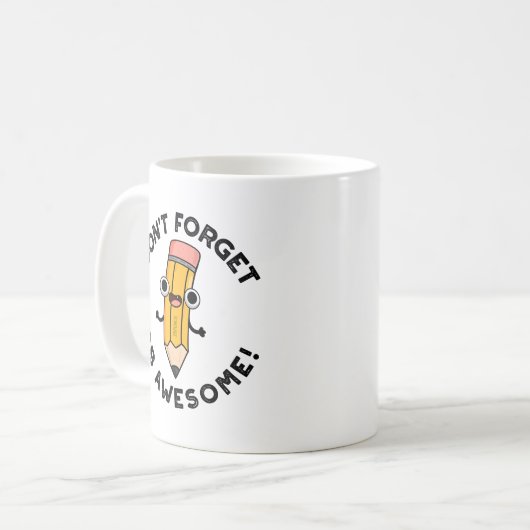 2B忘れプン素晴らしおもしろいしない コーヒーマグカップ (正面左)