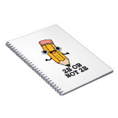 2B かどうか 2B 面白いシェイクスピア鉛筆パンプーン ノートブック (右側)