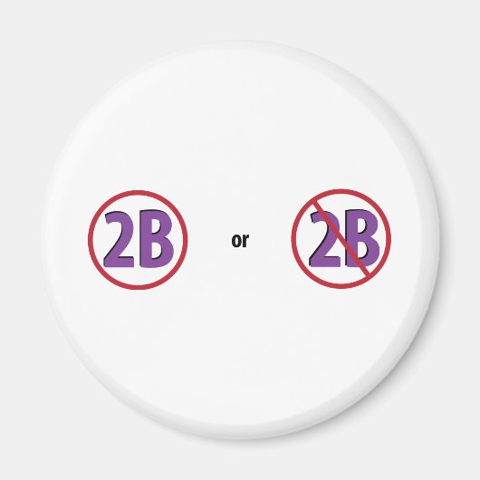 2B マグネット (正面)