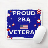 2BA誇りを持った退役軍人-マウスパッド マウスパッド (マウス)