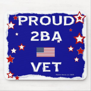 2BA 誇りを持ったVet – 名誉の中 – マウスパッド