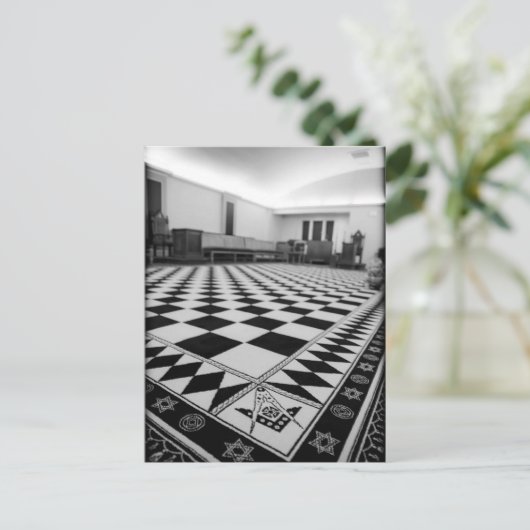 2c3c2a48cd8fa24420df8732d09ecfc6—freemason-lodge- ポストカード (スタンド正面)