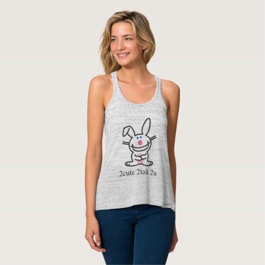 2cute 2talk 2u タンクトップ (正面フル)
