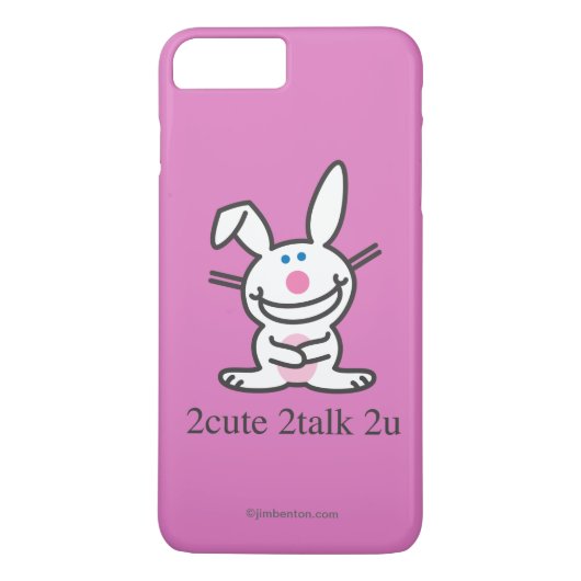 2cute 2talk 2u Case-Mate iPhoneケース (裏面)