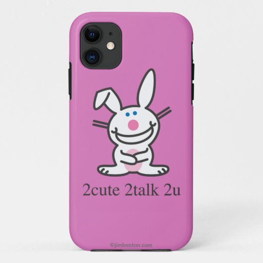 2cute 2talk 2u Case-Mate iPhoneケース (裏面)