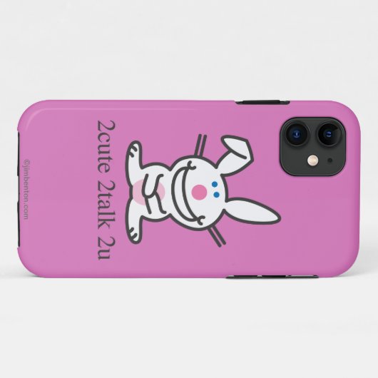 2cute 2talk 2u Case-Mate iPhoneケース (裏面(横))