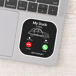 2CVデウシボーおもしろいホ頭が切れるン シール