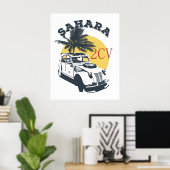 2cvドゥクスシェボサハラオフロードオルトタイマー ポスター (ホームオフィス)