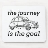 2CVドゥクスシェボザジャーニーはゴール マウスパッド (正面)