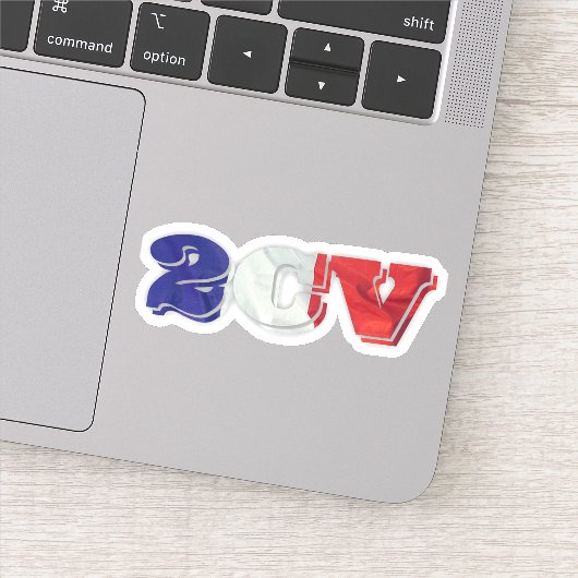 2CVドゥ赤白青フラフランスのグ シール (詳細)