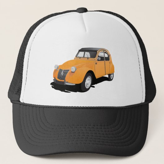 2CV、オレンジ キャップ (正面)