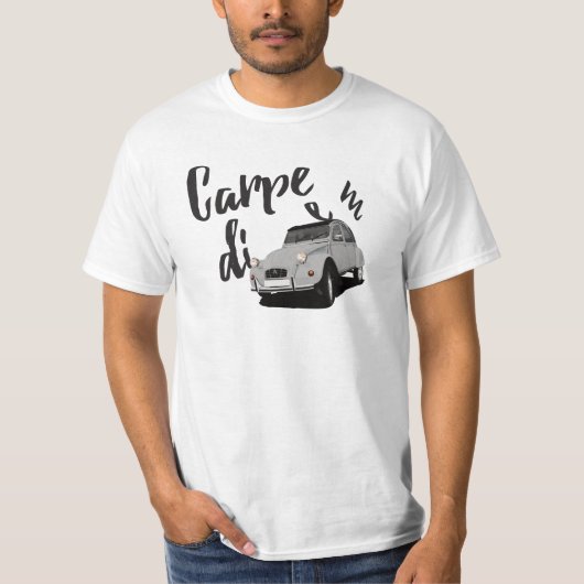 2CV - 29色のカープディエム Tシャツ (正面)
