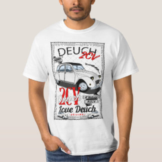 2CV affiche Tシャツ