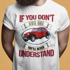 2CV Deux Chevaux Oldtimer Tシャツ