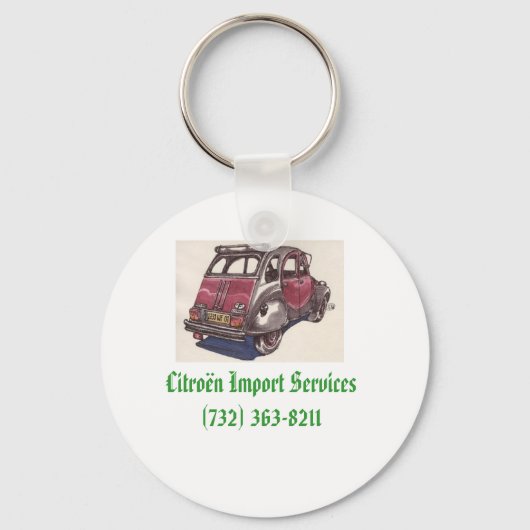 2CV KeyChain キーホルダー (正面)