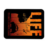 2CV Oldtimer退屈な車を駆動するには短い寿命である マグネット (横)