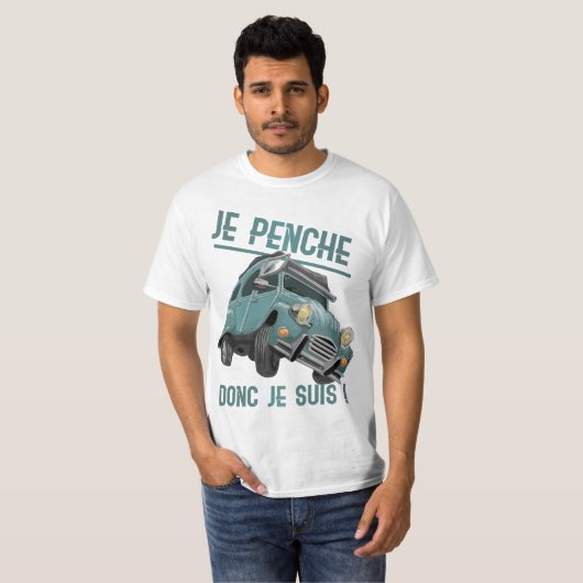 2CV penché Tシャツ (正面フル)