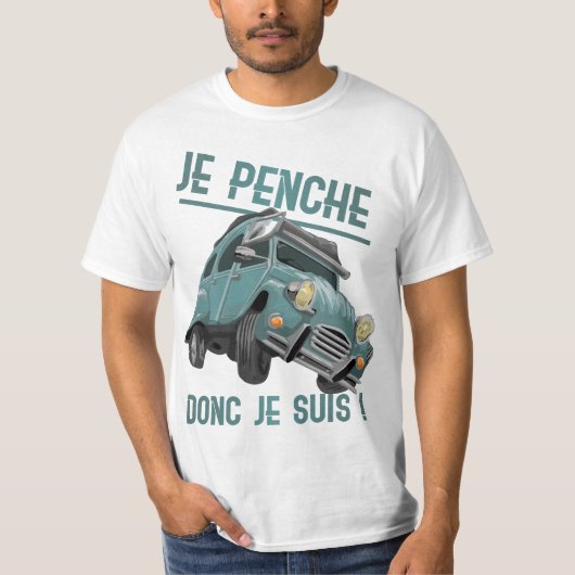 2CV penché Tシャツ (正面)