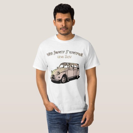 2cv plustard tシャツ (正面フル)