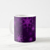 2dイラストレーション抽象芸術雪片聖クリストム コーヒーマグカップ (正面左)