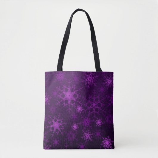 2dイラストレーション抽象芸術雪片聖クリストム トートバッグ (正面)