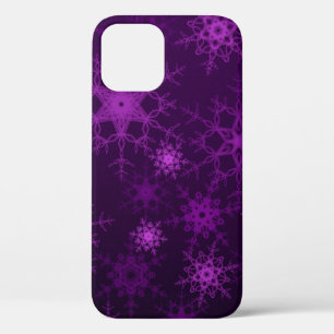 2dイラストレーション抽象芸術雪片聖クリストム iPhone 12ケース