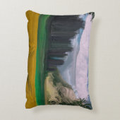 2dイラストレーション油絵風景画 アクセントクッション (裏面(縦))