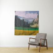 2dイラストレーション油絵風景画 タペストリー (インサイチュ)