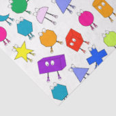 2Dカラフルおよび3D幾何形状パターン子供へ 薄葉紙 (詳細)