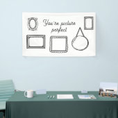 2Dコミックスタイルのフォトブース背景 横断幕 (トレードショー)