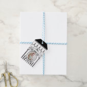 2Dバースデーパーティー漫画スタイル写真 ギフトタグ (より糸付き)