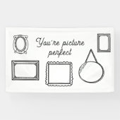 2D漫画スタイルフォトブース背景 横断幕 (横)