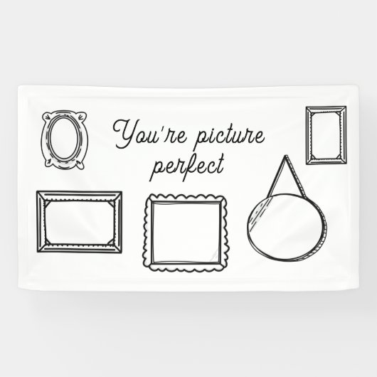 2D漫画スタイルフォトブース背景 横断幕 (横)