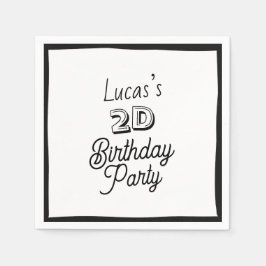 2D漫画ボーイズ第2誕生日 スタンダードカクテルナプキン