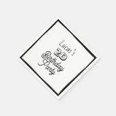 2D漫画ボーイズ第2誕生日 スタンダードカクテルナプキン (角)