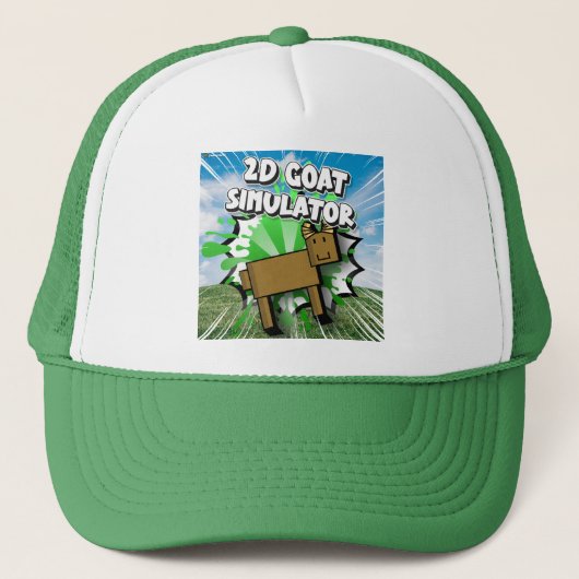 2D Goat Sim Hat キャップ (正面)