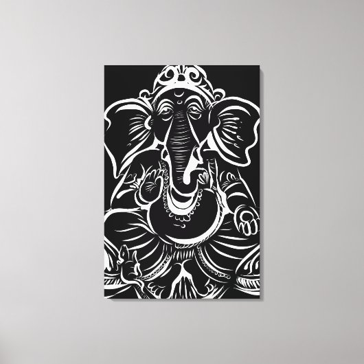 2FT x 3FT GANESH WALL GRAPHIC ART キャンバスプリント (正面)