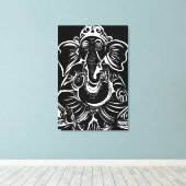 2FT x 3FT GANESH WALL GRAPHIC ART キャンバスプリント (インサイチュ (ウッドフロア))