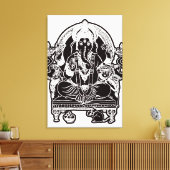 2FT x 3FT GANESH WALL GRAPHIC ART キャンバスプリント (インサイチュ (リビング))